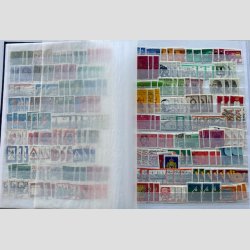 FRIMRKER TYSKLAND/BUNDES. REP.  | Proppet 48 siders lagerbog med rigtig mange Lux Stempler   