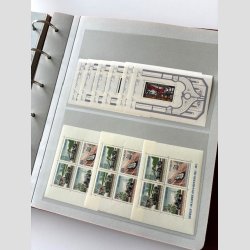 FRIM�RKER TYSKLAND/BUNDES. REP.  | Proppet lagermappe med 173 stk. postfriske miniark (se fotoudsnit)   