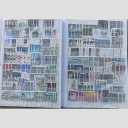 FRIMRKER TYSKLAND/BUNDES. REP.  | Proppet 48 siders lagerbog med rigtig mange Lux Stempler   