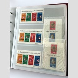 FRIM�RKER TYSKLAND/BUNDES. REP.  | Proppet lagermappe med 173 stk. postfriske miniark (se fotoudsnit)   