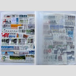 FRIMRKER TYSKLAND/BUNDES. REP.  | Proppet 48 siders lagerbog med rigtig mange Lux Stempler   