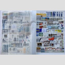 FRIMRKER TYSKLAND/BUNDES. REP.  | Proppet 48 siders lagerbog med rigtig mange Lux Stempler   