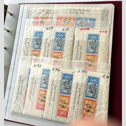 FRIM�RKER TYSKLAND/BUNDES. REP.  | Proppet lagermappe med 173 stk. postfriske miniark (se fotoudsnit)   