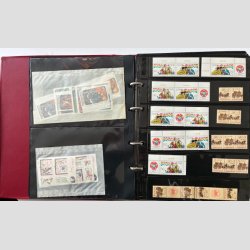 FRIM�RKER TYSKLAND DDR  | Flot tidlig samling med b.la. Luxstempler samt mappe div.   