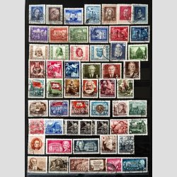 FRIM�RKER TYSKLAND DDR  | Flot tidlig samling med b.la. Luxstempler samt mappe div.   