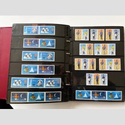 FRIM�RKER TYSKLAND DDR  | Flot tidlig samling med b.la. Luxstempler samt mappe div.   