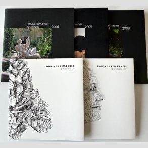 FRIM�RKER DANMARK | �RSMAPPER | �r 2006-2010 - 5 stk. �rsmapper - Postfrisk