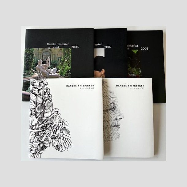FRIM�RKER DANMARK | �RSMAPPER | �r 2006-2010 - 5 stk. �rsmapper - Postfrisk