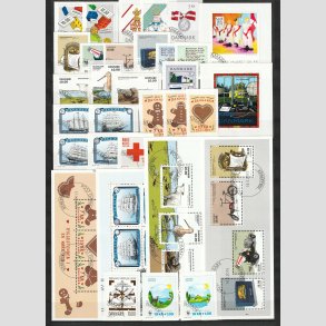 FRIM�RKER DANMARK | 2015 - Flotte enkeltm�rker + Miniark fra �rgangen 2015