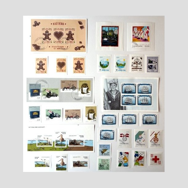 FRIM�RKER DANMARK | 2015 - Flotte enkeltm�rker + Miniark fra �rgangen 2015