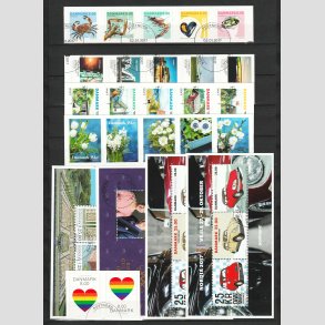 FRIM�RKER DANMARK | 2017 - Flotte enkeltm�rker + Miniark fra �rgangen 2017