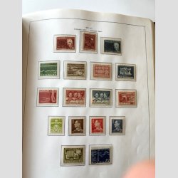 FRIM�RKER DANMARK | SAMLING + LAGER | 2 stk. Stender fortryksalbum med lommer samt lagerb�ger (Se udsnit)