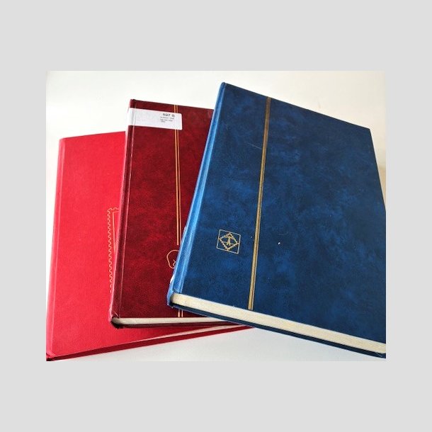 FRIM�RKER DANMARK | LAGER ST�LSTIK | �r 1933-2016 - 3 stk. gode b�ger med massere af m�rker - Stemplet