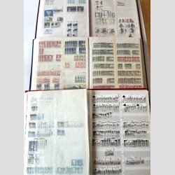 FRIM�RKER DANMARK | LAGER ST�LSTIK | �r 1933-2016 - 3 stk. gode b�ger med massere af m�rker - Stemplet