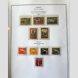 FRIM�RKER TYSKLAND/DANZIG  | P�n samling p� hjemmelavede albumsider, Postfrisk/Ubrugt/Stemplet (Se udsnit)  