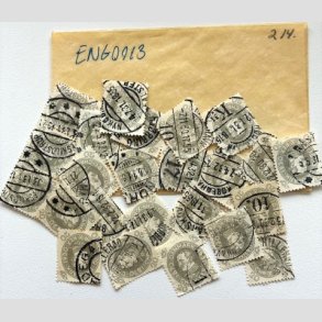 FRIM�RKER DANMARK | 1930 - AFA 191 - Chr. X 60 �r. - 20 �re gr� x 25 stk. i pose - Stemplet (AFA kr. 1.500)
