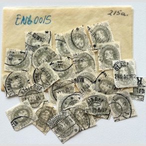 FRIM�RKER DANMARK | 1930 - AFA 191 - Chr. X 60 �r. - 20 �re gr� x 25 stk. i pose - Stemplet (AFA kr. 1.500)