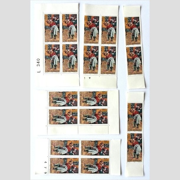 FRIM�RKER DANMARK | 1976 - AFA 624 - Hafnia 76, postillon - 130 �re x 20 stk. - Postfrisk