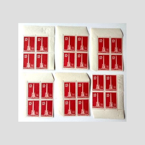FRIM�RKER DANMARK | 1938 - AFA 244 - Stavnsb�ndet 15 �re r�d x 24 stk. - Postfrisk