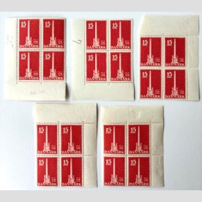 FRIM�RKER DANMARK | 1938 - AFA 244 - Stavnsb�ndet 15 �re r�d x 24 stk. - Postfrisk