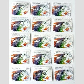 FRIM�RKER DANMARK | 2012 - AFA 1712a - H.C. Andersens eventyr - 6,00 Kr. x 15 stk. - P�nt Stemplet
