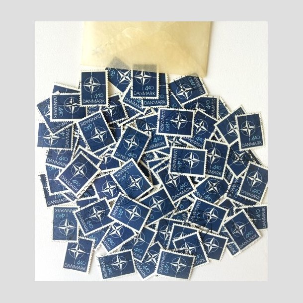 FRIM�RKER DANMARK | 1989 - AFA 934 - Danmark i NATO 40 �r. - 4,40 Kr. pose med 100 stk. - Stemplet (AFA 800,-)