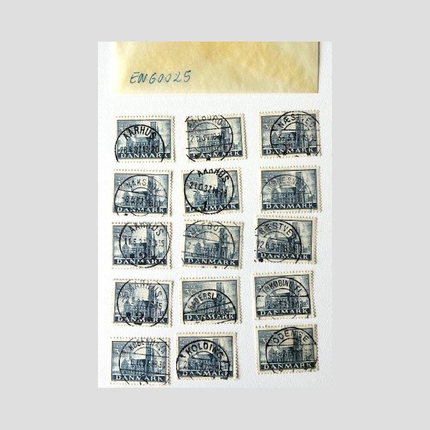 FRIM�RKER DANMARK | 1936 - AFA 233 - Reformationen - 30 �re bl� x 15 stk. i pose - Pragt Stemplet