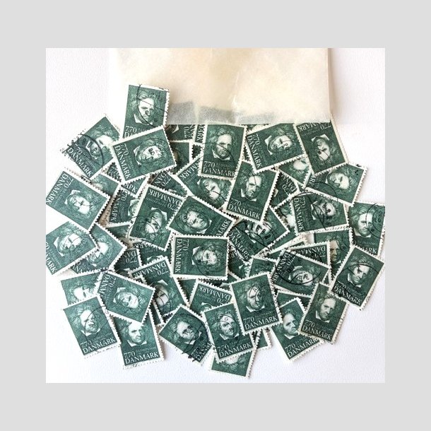 FRIM�RKER DANMARK | 1989 - AFA 945 - B. S. Ingemann - 7,70 Kr. pose med 65 stk. - P�nt Stemplet 