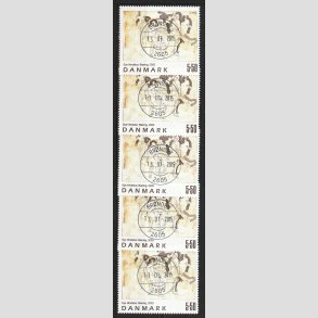 FRIM�RKER DANMARK | 2003 - AFA 1361 - Frim�rkekunst 6. - 5,50 Kr. x 5 stk. - Lux Stemplet