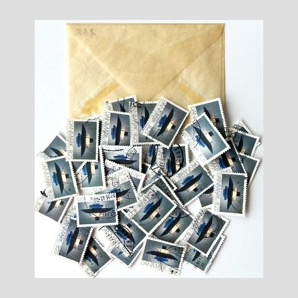 FRIM�RKER DANMARK | 1991 - AFA 998 - Dansk Brugskunst - 8,25 Kr. - Pose med 48 stk. - Stemplet (AFA 720,-)