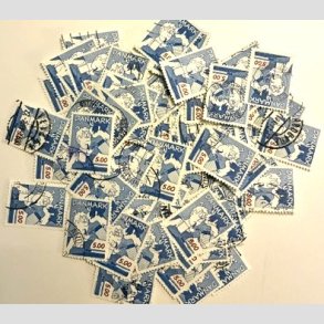 FRIM�RKER DANMARK | 1992 - AFA 1031 - Danske tegneseriefigurer - 5,00 Kr. 100 stk. i pose - Stemplet