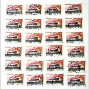 FRIM�RKER DANMARK | 1973 - AFA 547 - Nordens hus. - 70 �re flerfarvet x 24 stk. - Lux/Pragt Stemplet