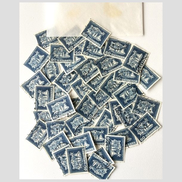 FRIM�RKER DANMARK | 1963 - AFA 417 - Postkonference - 60 �re bl� x 45 stk. - P�nt Stemplet 