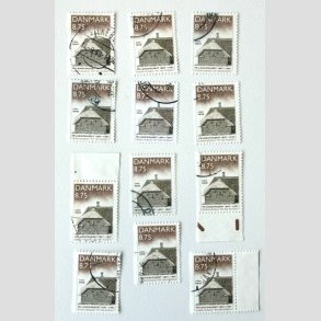 FRIM�RKER DANMARK | 1997 - AFA 1142 - Frilandsmuseet 100 �r - 8,75 Kr. x 12 stk. - Stemplet