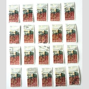 FRIM�RKER DANMARK | 1992 - AFA 1022 - Natur, Milj� og udvikling - 8,75 Kr. x 20 stk. - Stemplet