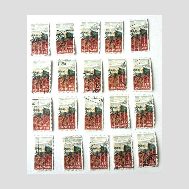 FRIM�RKER DANMARK | 1992 - AFA 1022 - Natur, Milj� og udvikling - 8,75 Kr. x 20 stk. - Stemplet