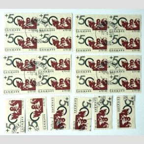 FRIM�RKER DANMARK | 2006 - AFA 1459 - Dansk flygtningehj�lp - 4,75+0,50 Kr. x 22 stk. - Flot Stemplet (AFA 352,-)