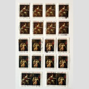 FRIM�RKER DANMARK | 1997 - AFA 1150-51 - Kalmarunionen - i s�t x 10 stk.  - Stemplet