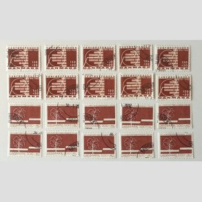 FRIM�RKER DANMARK | 1980-82 - AFA 694+746 - 10 stk. af hver - P�nt Stemplet