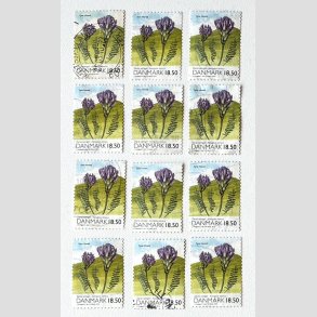 FRIM�RKER DANMARK | 2010 - AFA 1603 - Danmarks natur - 12 x 18,50 Kr. flerfarvet - Let Stemplet