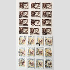 FRIM�RKER DANMARK | 1988 - AFA 905+907 - 2 x 12 stk. - Stemplet