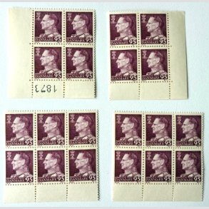 FRIM�RKER DANMARK | 1963 - AFA 419 - Fr. IX 95 �re m�rkr�dlilla x 20 stk. - Postfrisk