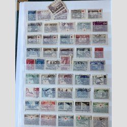 FRIMRKER FINLAND | Tyk lagerbog fra ldre til nyere, mange mrker sidder i lag - Stemplet