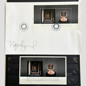 FRIMRKER DANMARK | 2016 - AFA 1869A - Frimrkekunst - 50,00 kr. Miniark + FDC - Postfrisk