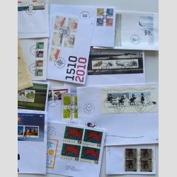 FRIMRKER DANMARK | FDC | Stor kasse med flere hundrede stk. af kun alle de bedre.  