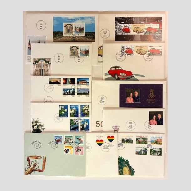 FRIM�RKER DANMARK | 2017 - FDC fra �rgang 2017 incl. miniark