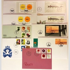 FRIM�RKER DANMARK | 2018 - FDC fra �rgang 2018 incl. miniark