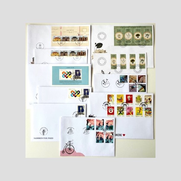 FRIM�RKER DANMARK | 2023 - FDC fra �rgang 2023 incl. miniark