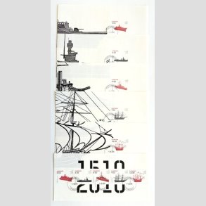 FRIMRKER DANMARK | 2010 - AFA 1620-25A - Den Danske flde - Miniark prestige - Pragt Stemplet