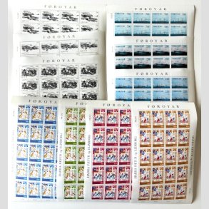 FRIM�RKER F�R�ERNE | 1982-83 - 3 stk. tidlige komplette helarks�t - Postfrisk